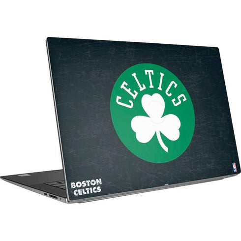NBA Boston Celtics Black Secondary Logo Dell XPS Skin